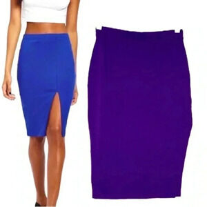 Asos Stretch Pencil Skirt with Thigh High Split